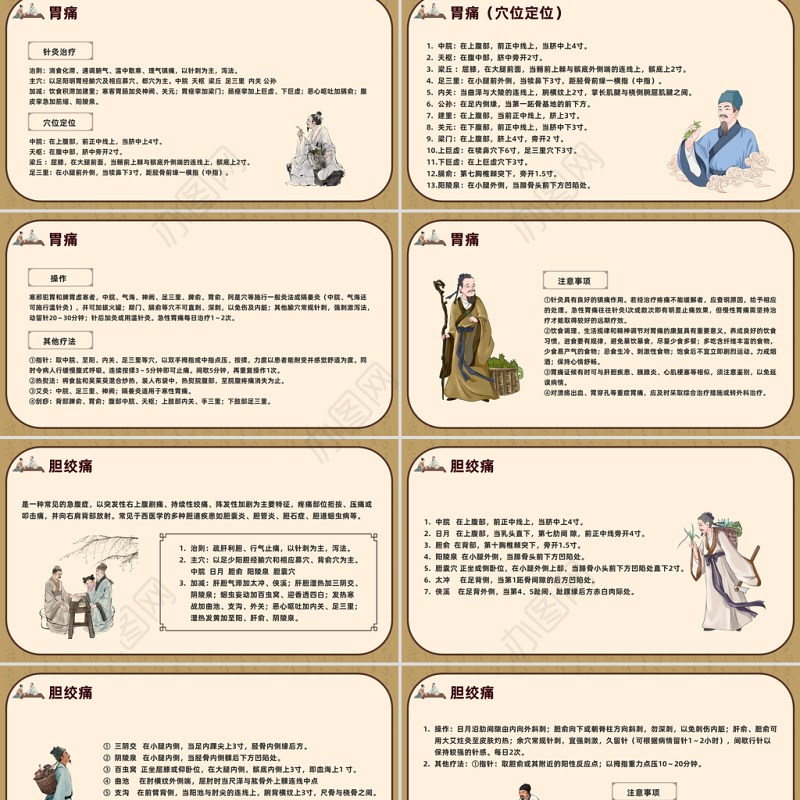 2023中医常用急救技术PPT中国风传统中医急救技术培训宣传课件模板下载