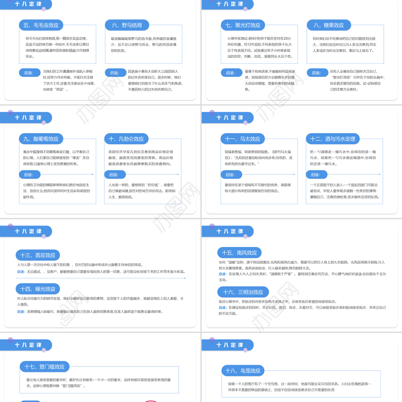 2022职场心理学培训PPT插画风企业员工学习心理应用心理职场心理学培训课件