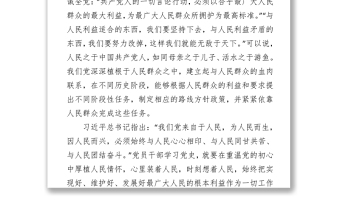 党员干部在党史教育研讨会上的发言材料