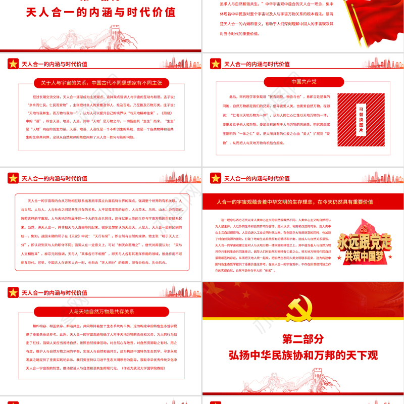 深刻理解和把握中国人的宇宙观、天下观、社会观、道德观PPT党政风党员干部学习教育专题党课