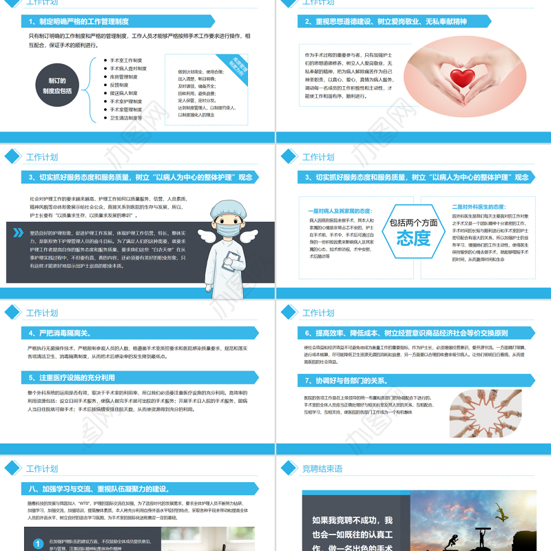 2022手术科护士长竞聘PPT商务简约竞聘必备PPT