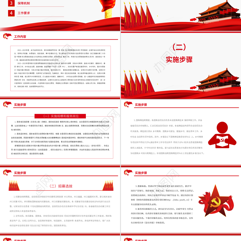 到西部去到基层去PPT2022-2023年度大学生志愿服务西部计划实施方案