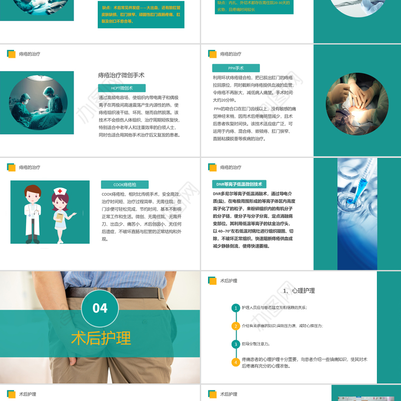 2022痔疮病的护理PPT创意简约医疗护理通用PPT