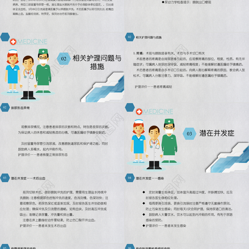 2022泌尿外科护理查房PPT简约个性护理查房通用PPT