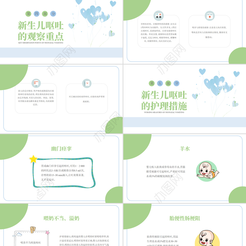 2022新生儿呕吐疑难病例讨论病例分享会PPT创意简约医疗病例分享会通用PPT