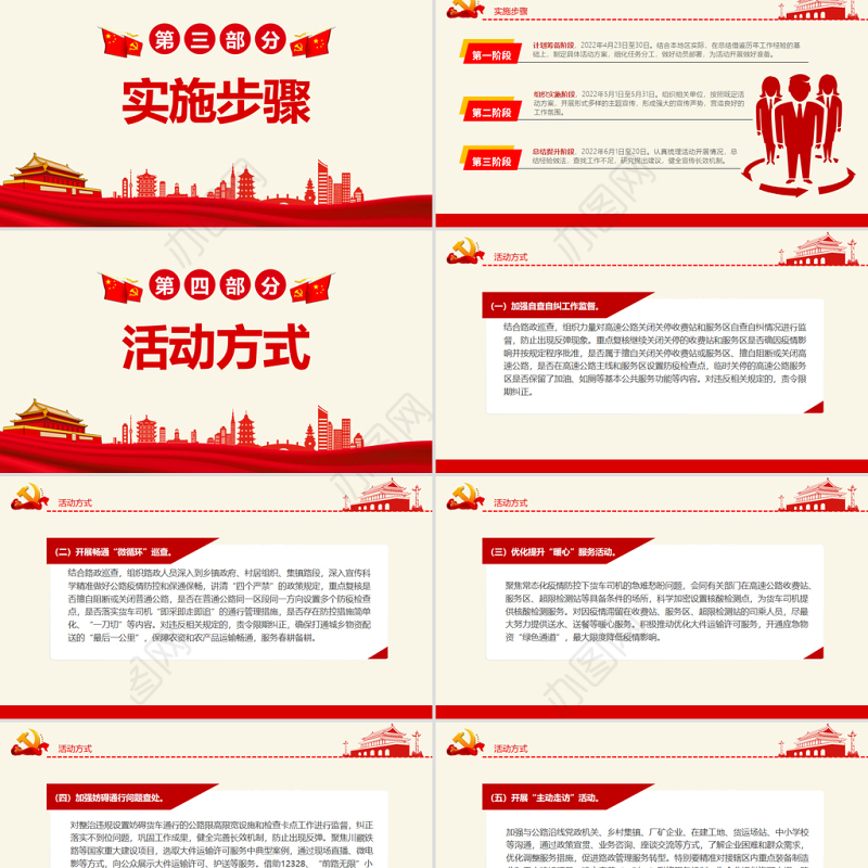 路政宣传月PPT简洁实用关于开展2022年全国路政宣传月活动的通知专题