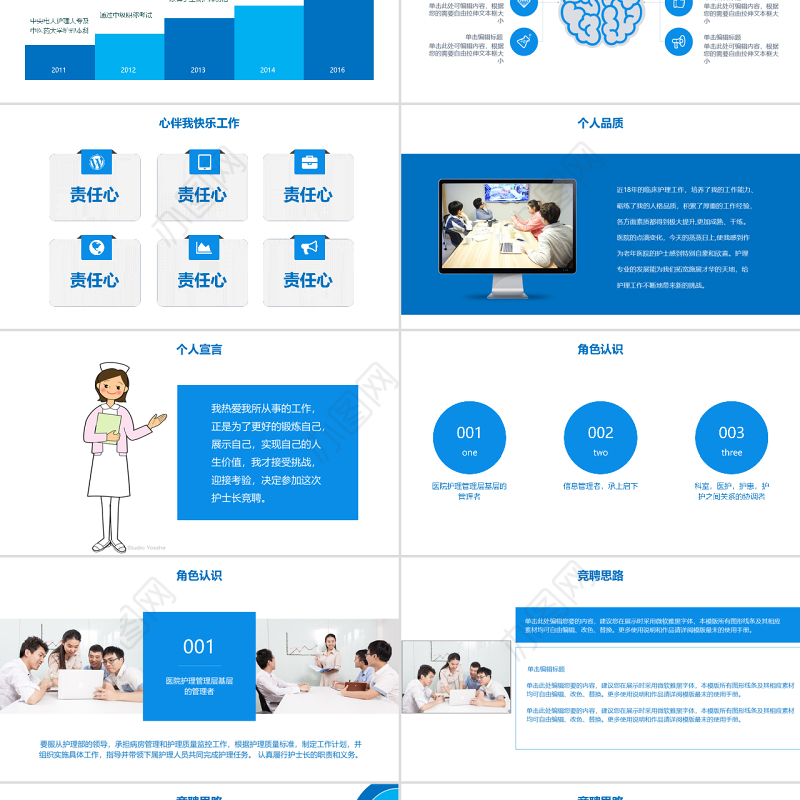 2022护士长竞聘演讲PPT创意大气完整框架竞聘专用PPT