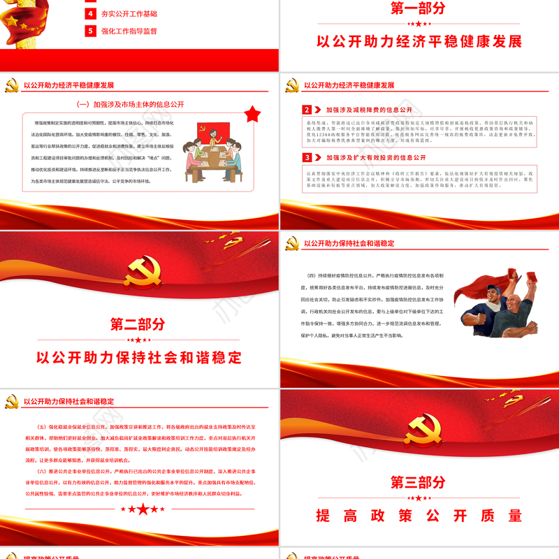 2022年政务公开工作要点的通知PPT