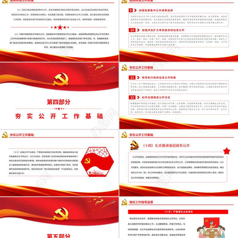 2022年政务公开工作要点的通知PPT