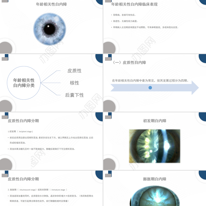2022白内障护理教学查房PPT大气清新护理查房通用PPT