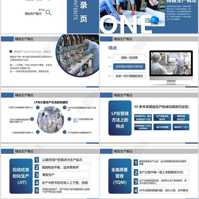 2020年生产管理之精益生产培训PPT模板