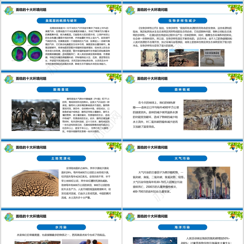 2020世界环境日宣传教育PPT