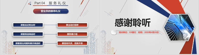 2020营业员基本服务礼仪培训PPT模板