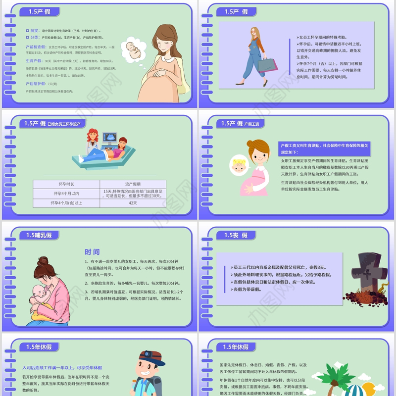 员工入职培训之员工手册PPT模板