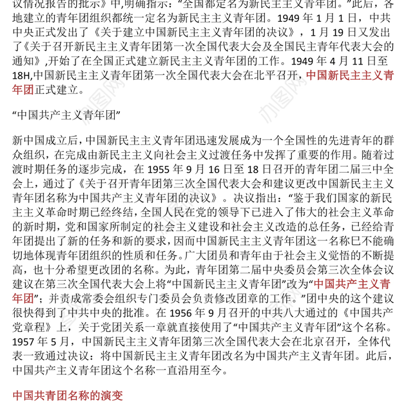 【庆祝建团百年·100个团史故事40】 中国共青团名称的演变