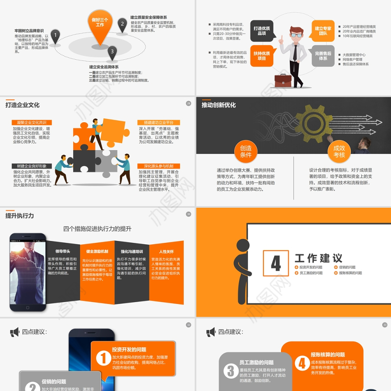 2021年经营分析工作报告PPT模板