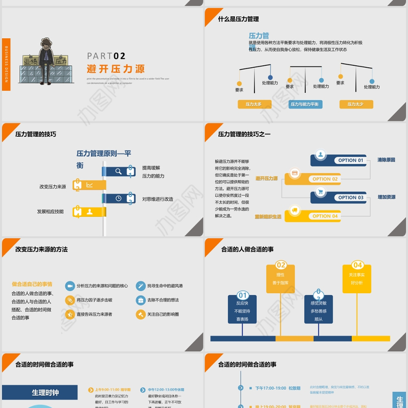 员工压力与情绪培训PPT模板