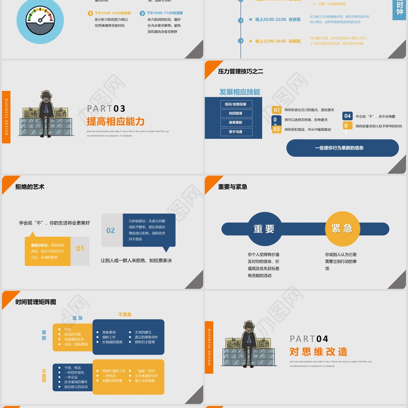 员工压力与情绪培训PPT模板
