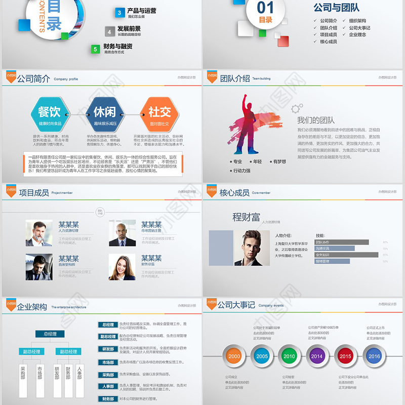 多彩融资商业计划书ppt创业计划书ppt项目计划书ppt