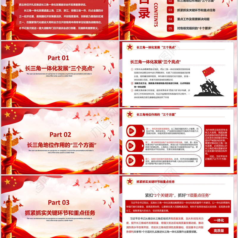 地域党课之深入理解长江三角洲区域一体化发展战略PPT模板