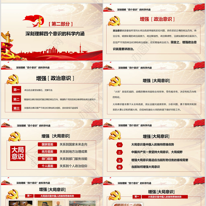 四个意识争做合适共产党员