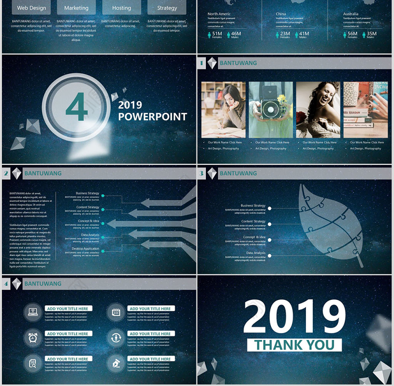 高端总结汇报PPT模板幻灯片市场分析PPT信息科技商务PPT