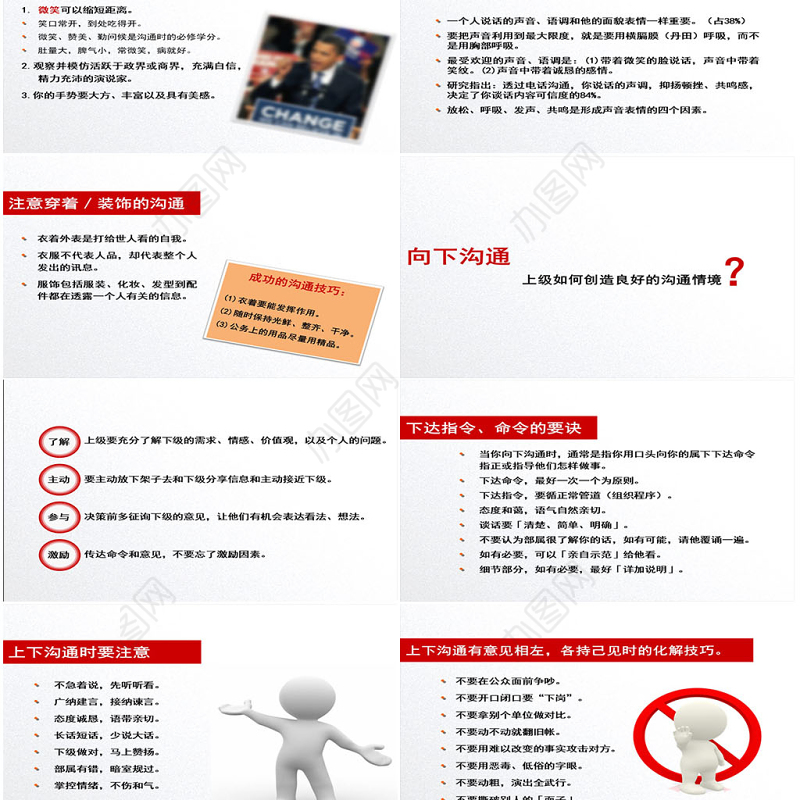 沟通技巧模板幻灯片ppt背景