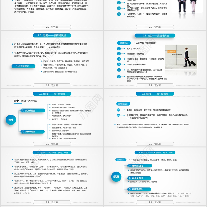 精美全面商务礼仪ppt