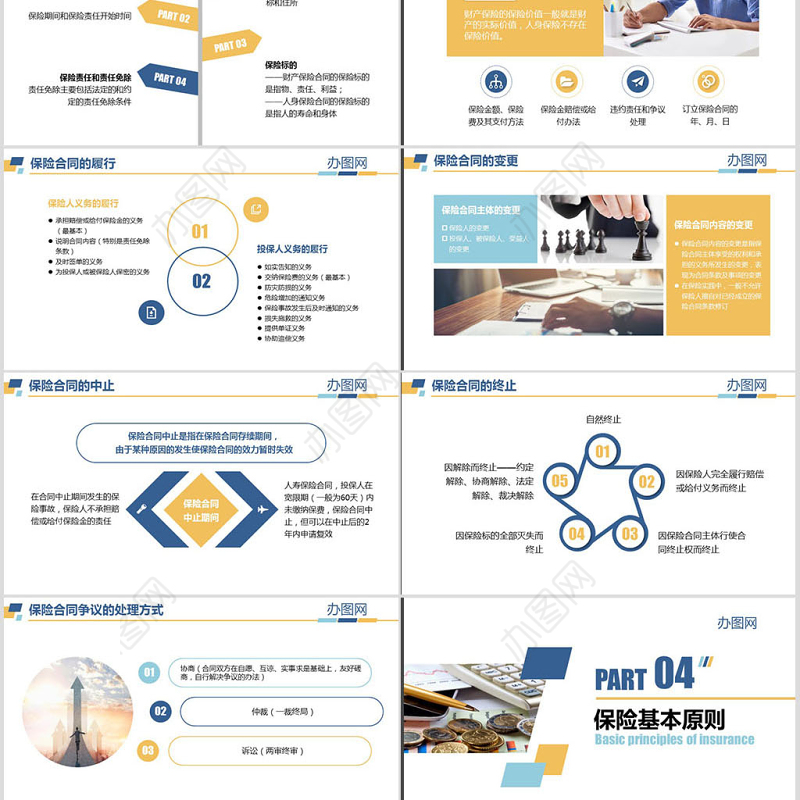 原创保险理财金融人保公司新人入职培训PPT