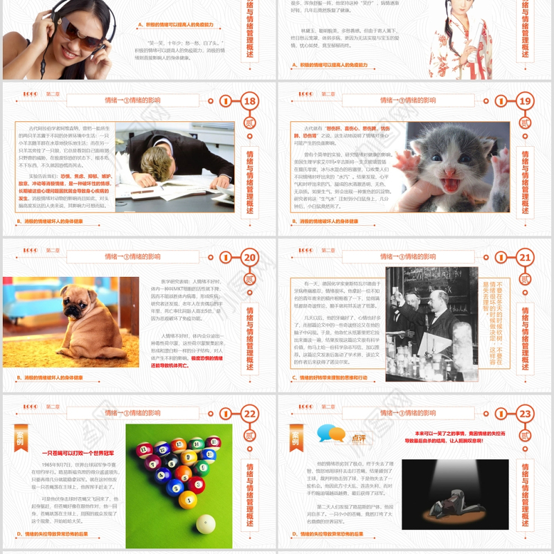 企业员工情绪管理培训指南PPT模板幻灯片