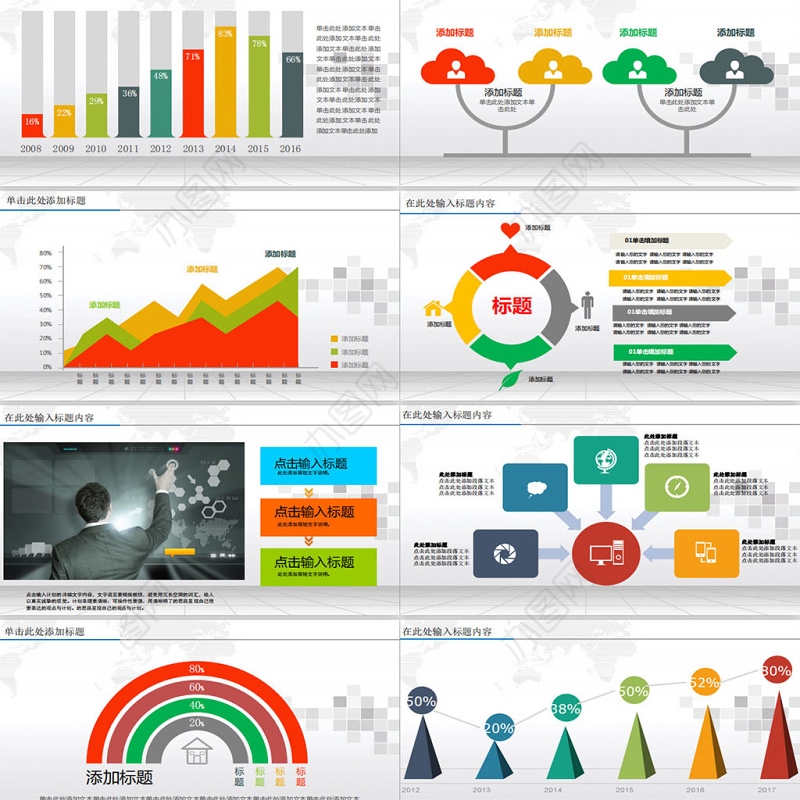 财务报表数据分析业绩报告实用公司PPT