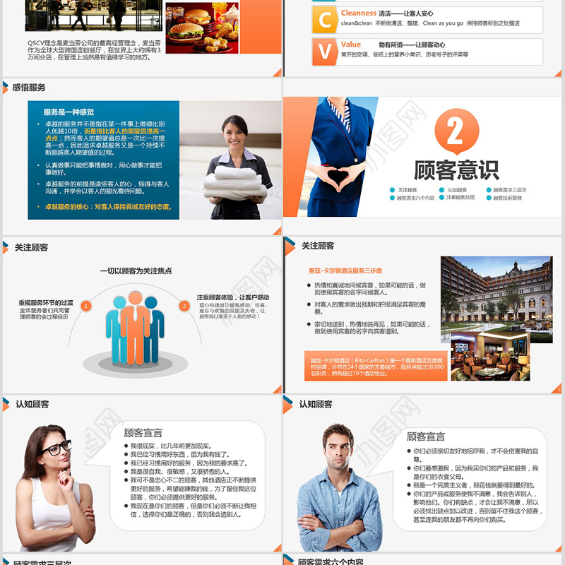 原创服务质量管理提升酒店服务礼仪培训PPT