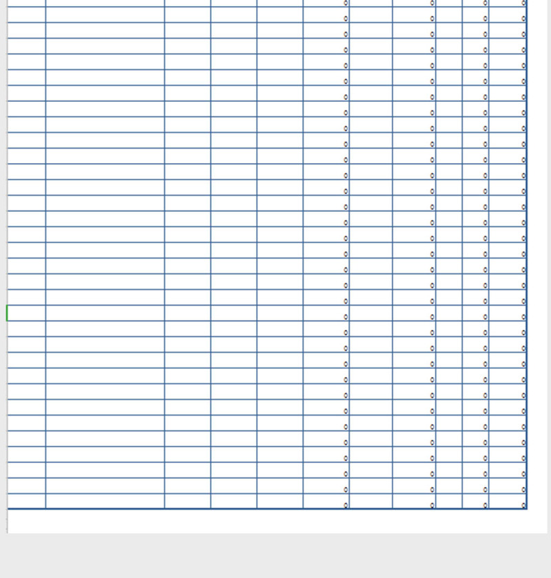 商品库存明细管理表格