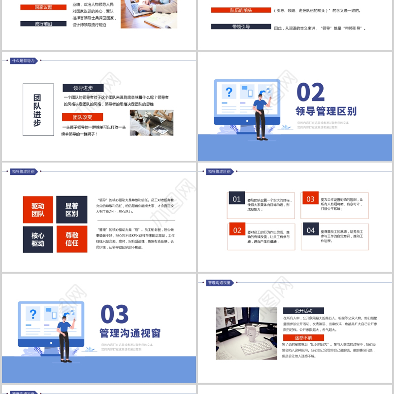 2021企业管理层培训领导力与领导艺术动态PPT模板