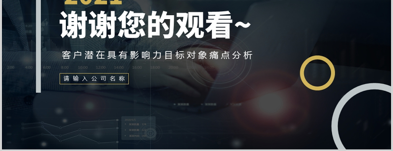 2021如何抓住客户痛点客户潜在具有影响力目标对象痛点分析动态PPT模板