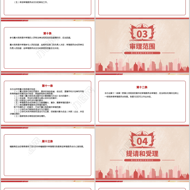 2021重大税务案件审理办法修正版PPT推进科学执法保护纳税人合法权益全文学习材料课件带内容