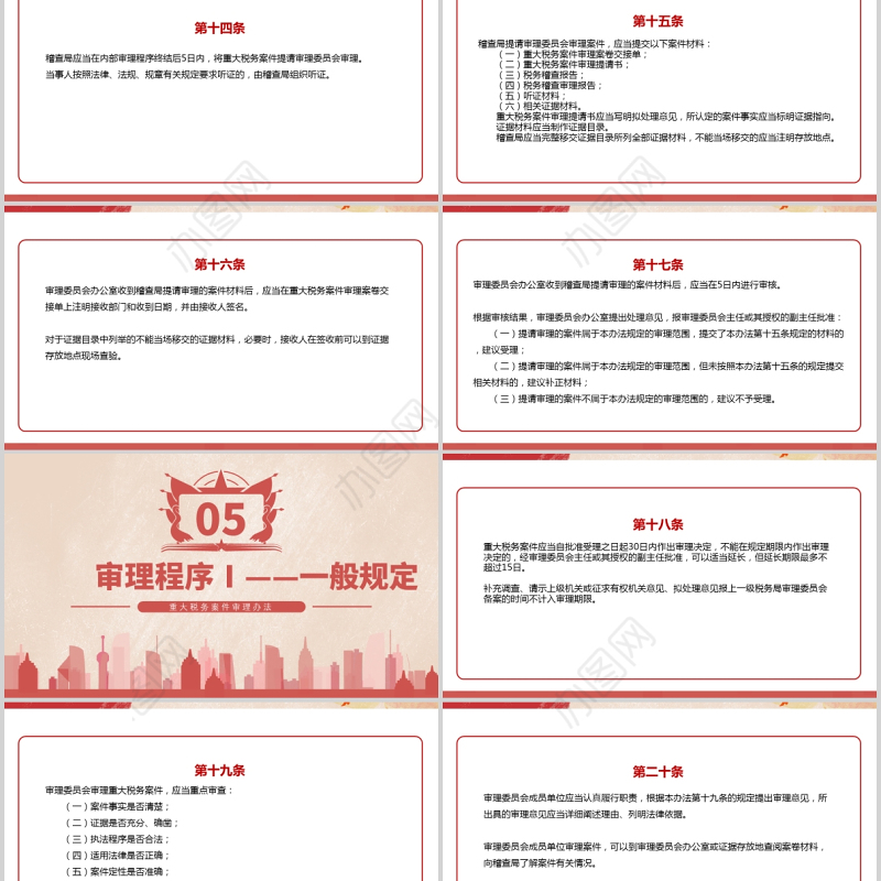 2021重大税务案件审理办法修正版PPT推进科学执法保护纳税人合法权益全文学习材料课件带内容