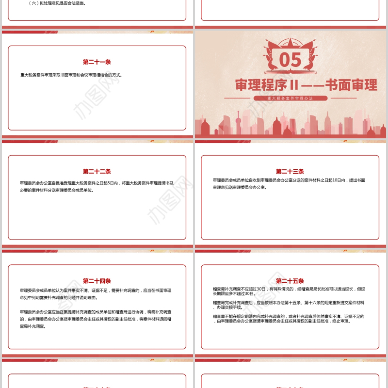 2021重大税务案件审理办法修正版PPT推进科学执法保护纳税人合法权益全文学习材料课件带内容