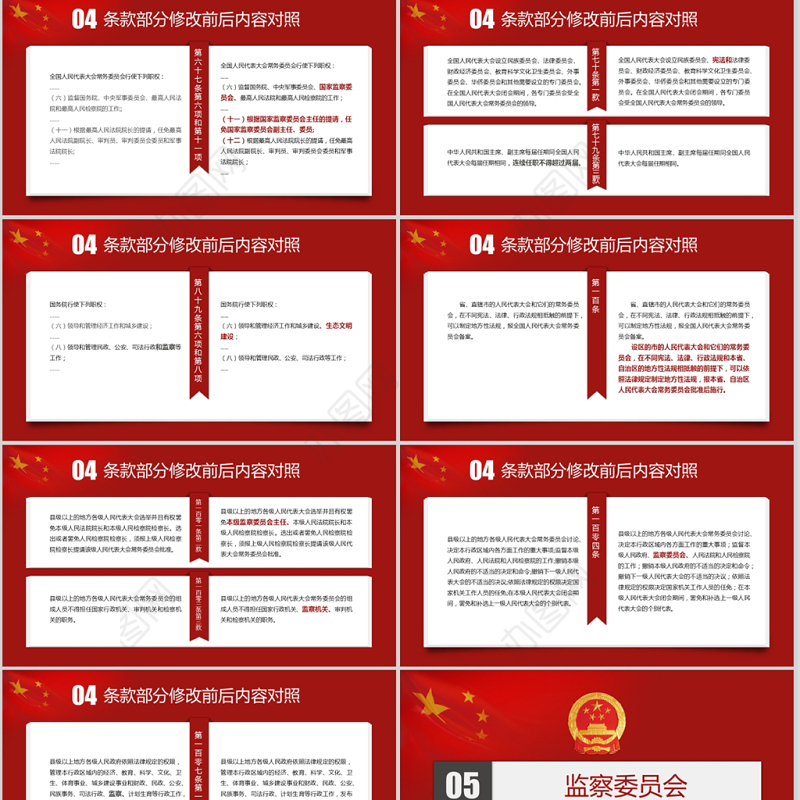 2018宪法修正案学习新宪法PPT