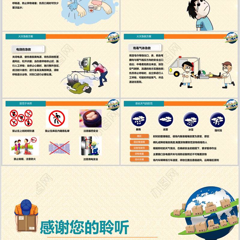 仓库作业安全员工培训安全培训ppt培训模板