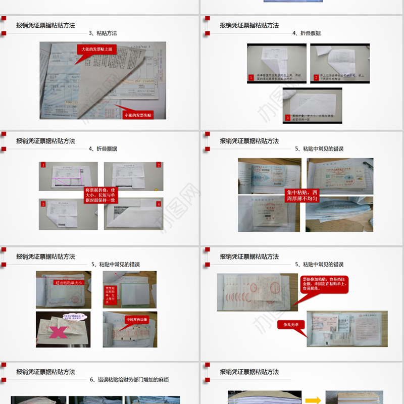 红色大气财务报销流程培训PPT