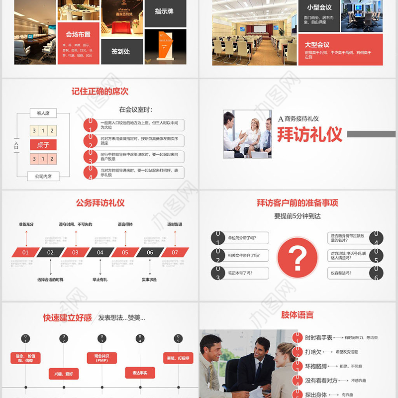 高端大气商务礼仪职业形象培训PPT模板