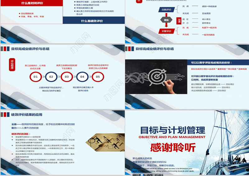 企业培训员工团队目标计划管理PPT模板