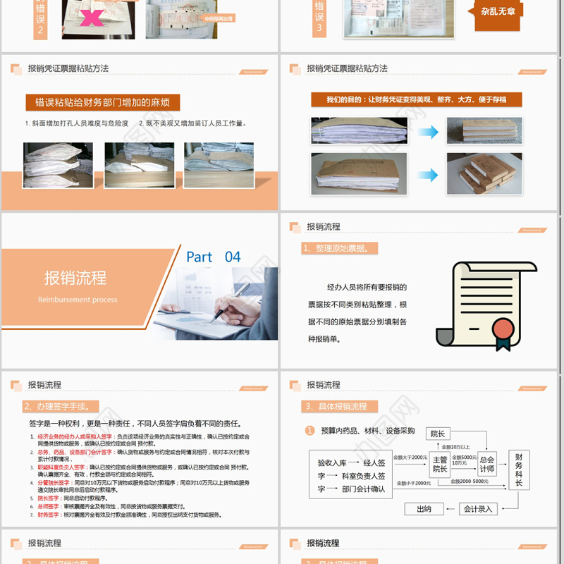 2019财务报表PPT模板