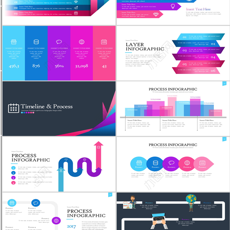 简约SWOT分析商务业务介绍ppt模板