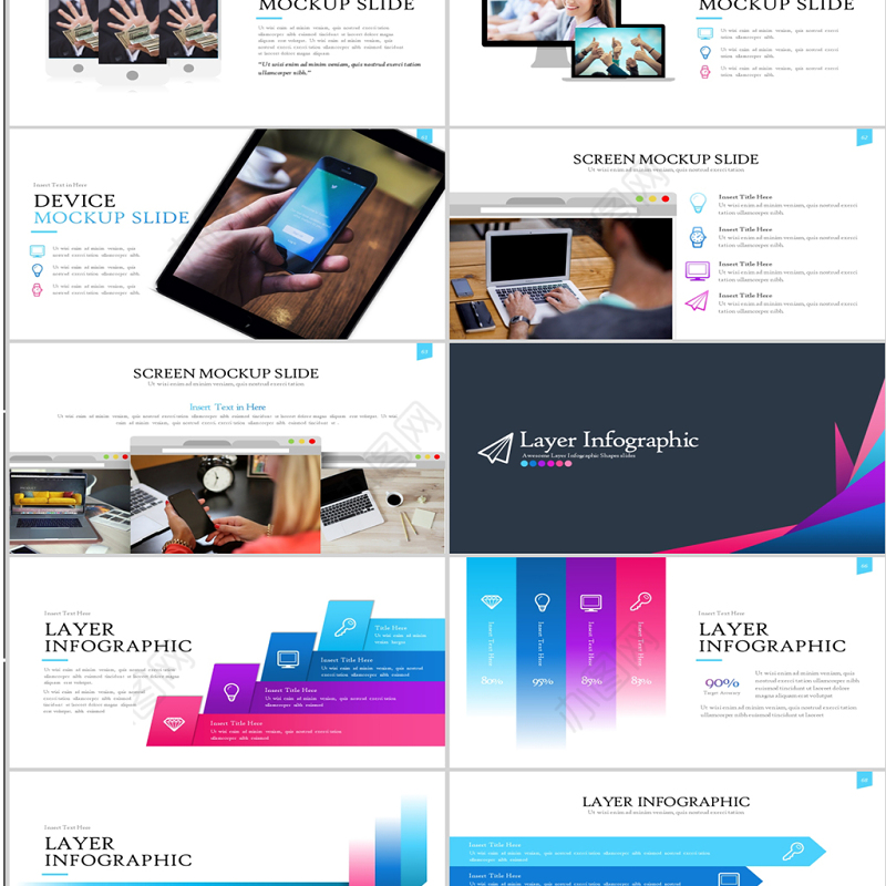 简约SWOT分析商务业务介绍ppt模板