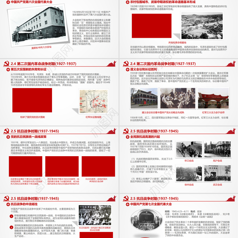 中国共产党中共党史党支部党课学习PPT