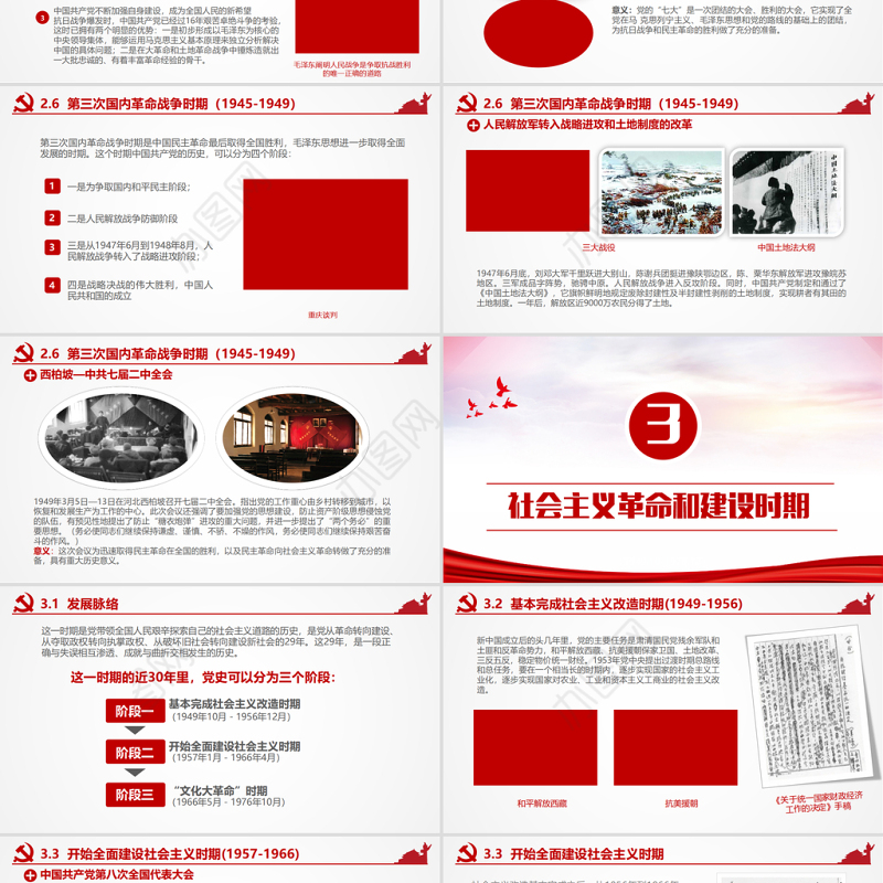 中国共产党中共党史党支部党课学习PPT