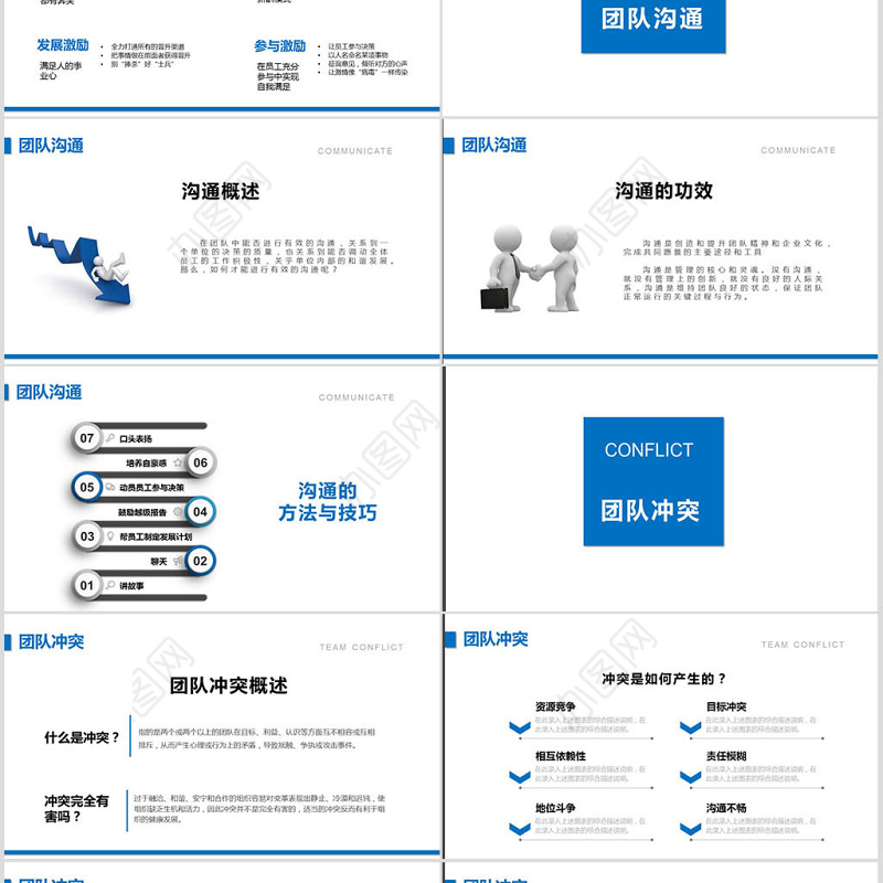 框架完整团队文化团队管理团队建设PPT