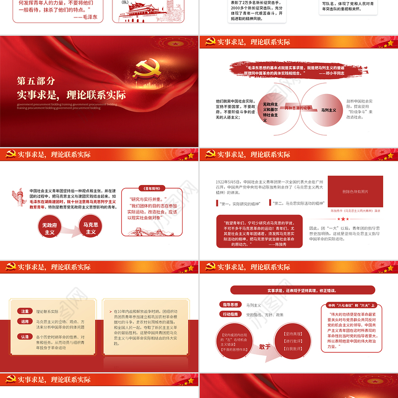 2022共青团的优良传统与作风PPT党政风共青团建团100周年新时代新青年团课课件